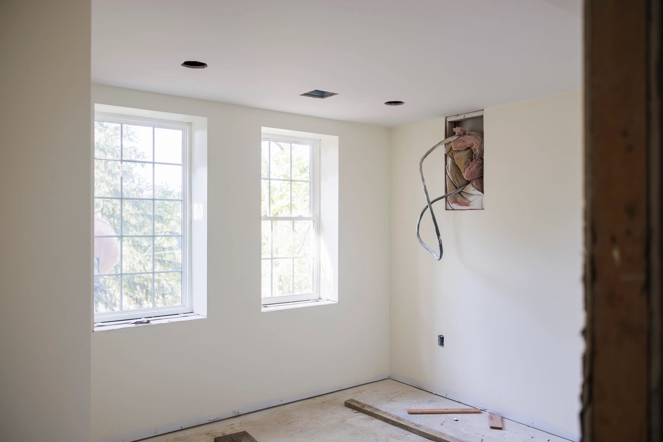 Bright remodeled interior space representing Yeager Properties secure payment options.