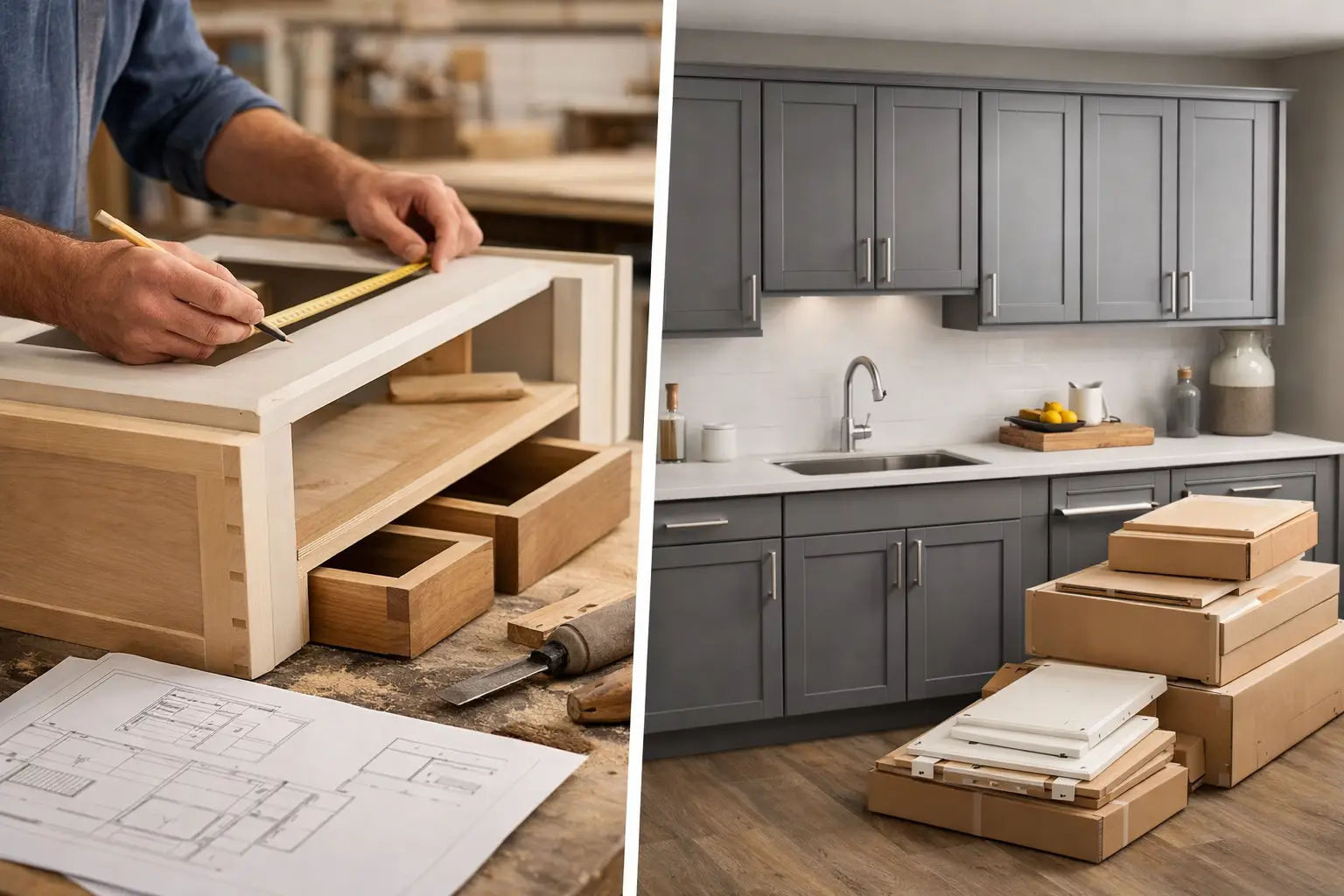 Custom Cabinets Versus Stock: What Fits Best?